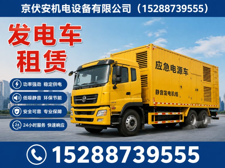 黄石静音发电车租赁展示图